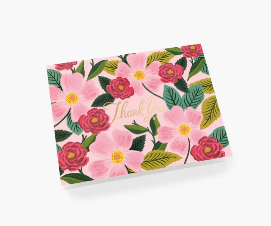 Rifle Paper Co. Thank You Card - Rose Garden