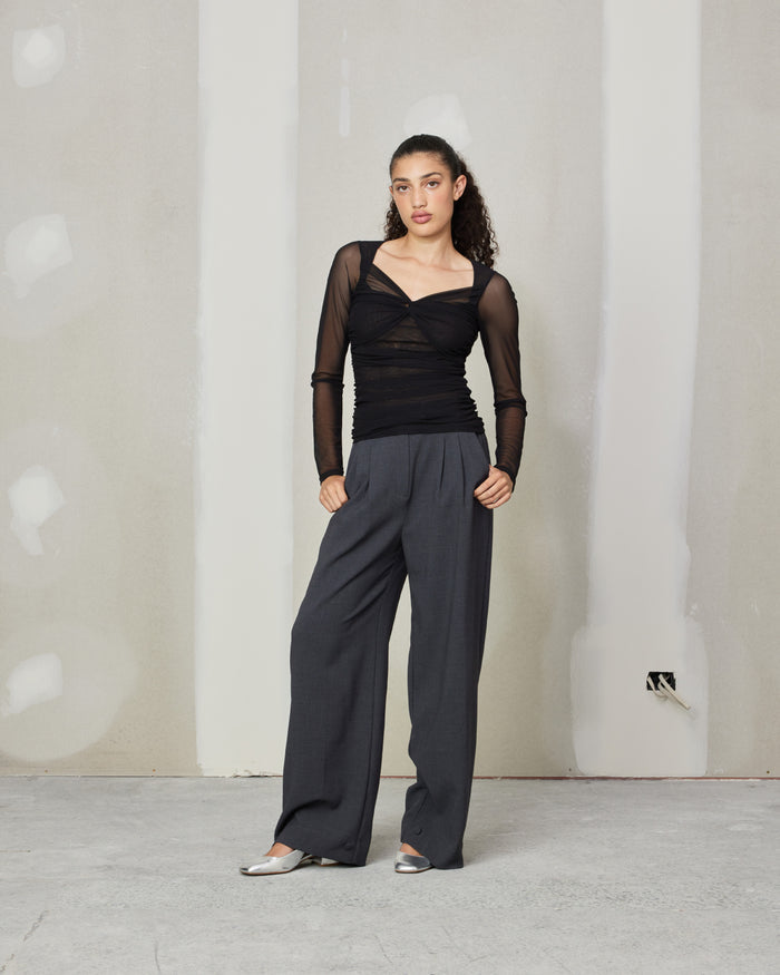 RIO MESH LONG SLEEVE BLACK