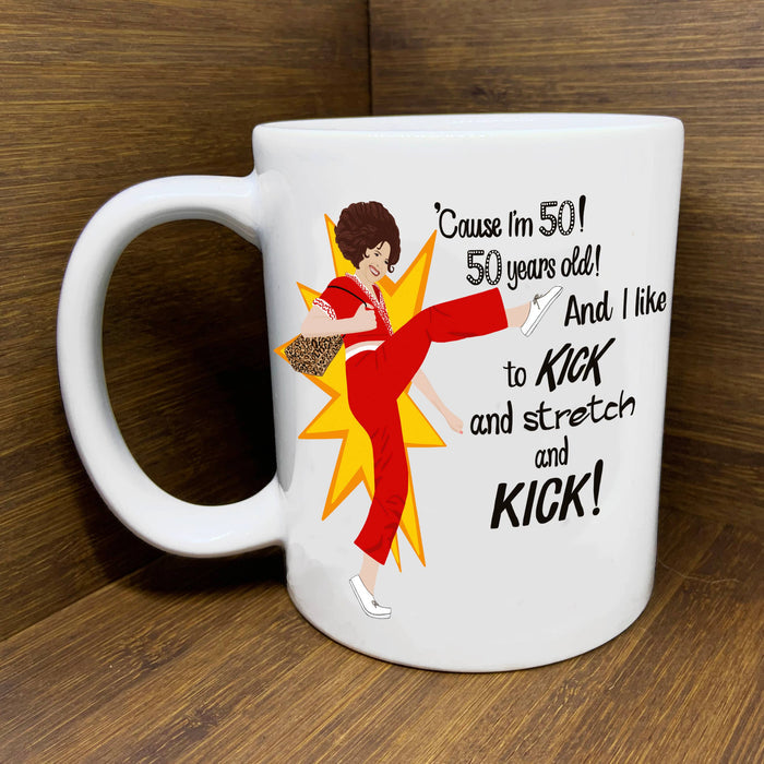 Sally O'Malley 50 years Old Mug