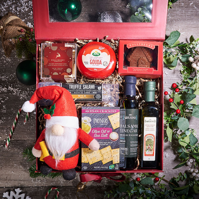 Santa's Snack Box, christmas gift, christmas, holiday gift, holiday, gourmet gift, gourmet, chocolate gift, chocolate