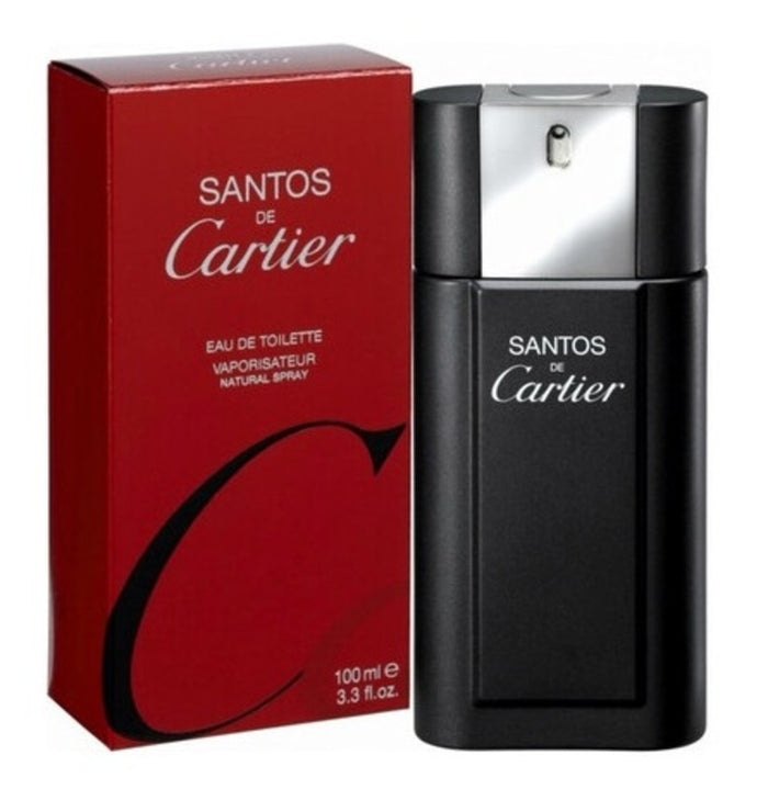 Cartier Santos de Cartier Eau de Toilette 100 ml bottle and box