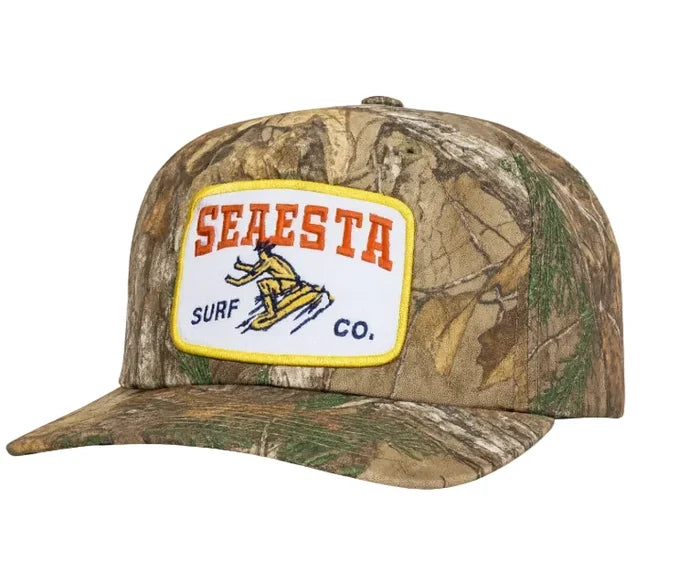 Seaesta Surf Surfing Cowboy Patch Snapback Hat – Kids