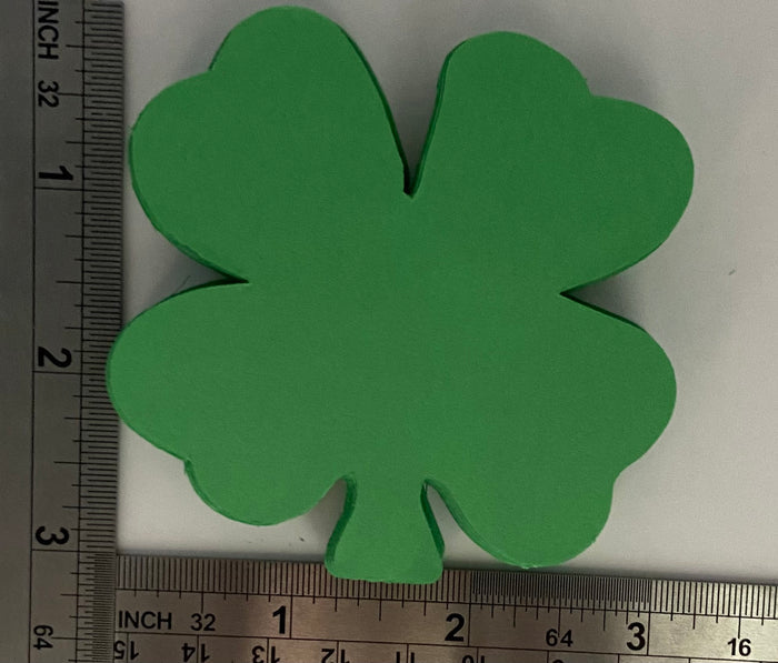 Small Single Color Cut-Out - Four Leaf Clover - Creative Shapes Etc.