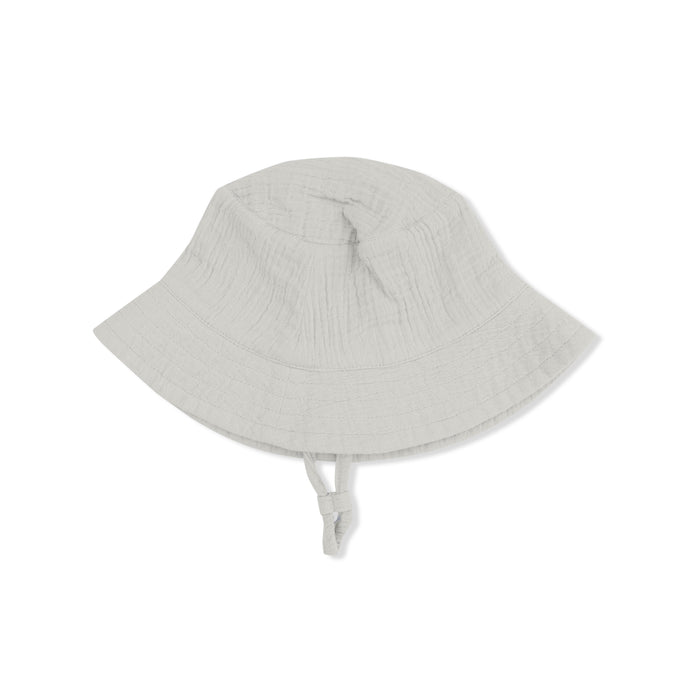 Solid Muslin Desert Green Bucket Hat
