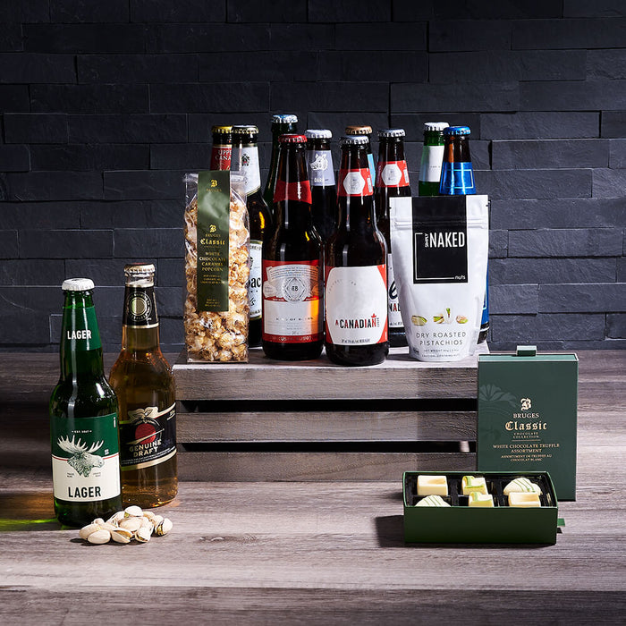 Take It Easy Gift Crate, beer gift, beer, gourmet gift, gourmet