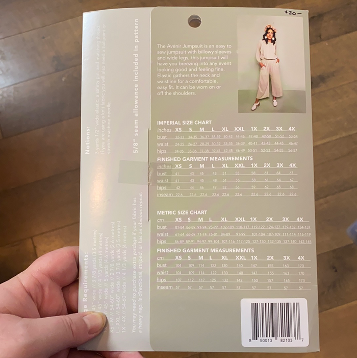 The Avenir Jumpsuit Pattern -- Friday Pattern Company