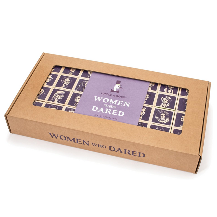 Uncle Goose 'Women Who Dared' Wooden Blocks