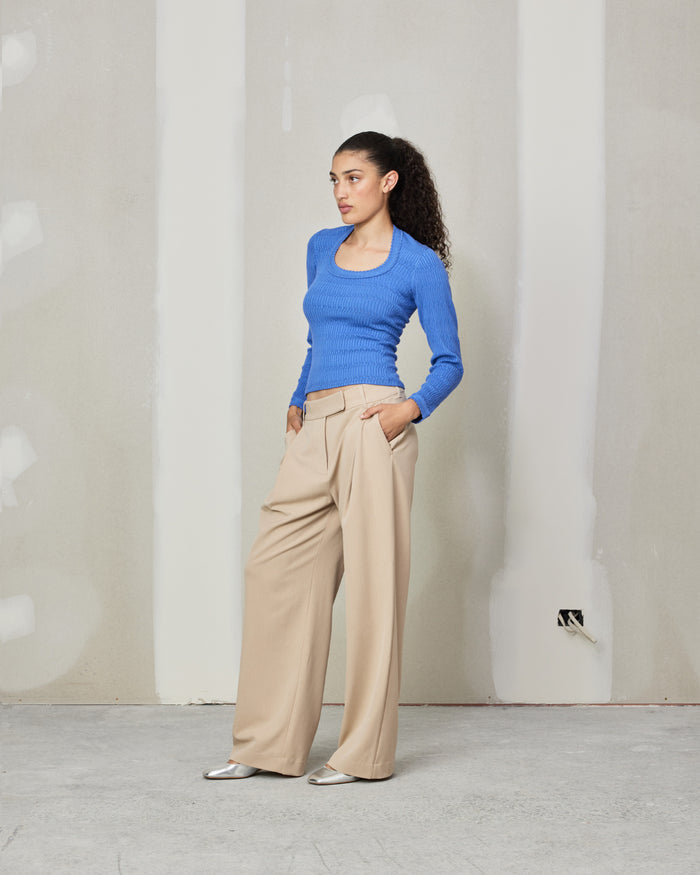 VANYA LONG SLEEVE PERIWINKLE