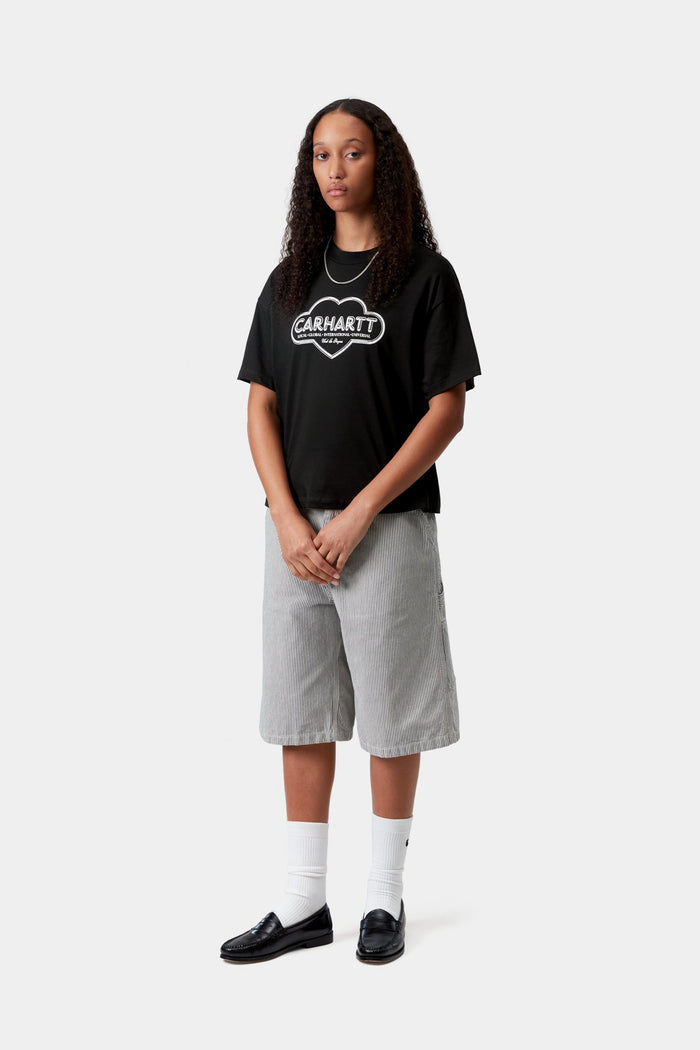 W S/S Cloud Heart T-Shirt