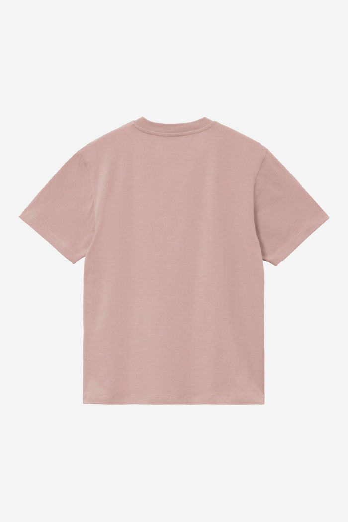 W S/S Script Embroidery T-S
