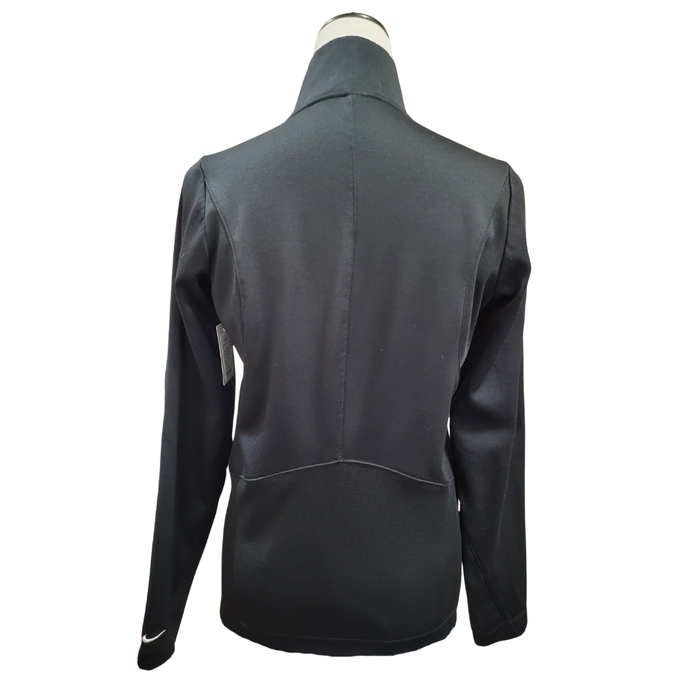 Women's Nike Golf Black 1/2 Zip Mock Neck Long Sleeve Pullover Size M MSP$85