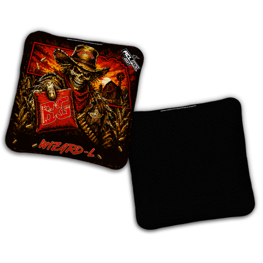 2027 BG Multiple Bag Models "Cornhole Outlaw" - ACL Pro Stamped Cornhole Bags - SET OF 4 BAGS