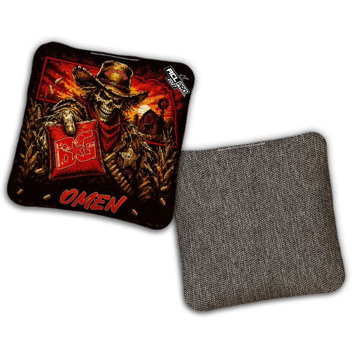 2027 BG Multiple Bag Models "Cornhole Outlaw" - ACL Pro Stamped Cornhole Bags - SET OF 4 BAGS