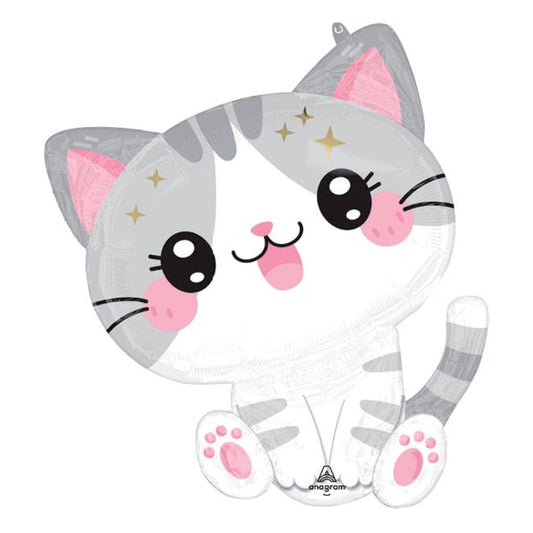 24" Kawaii Kitty Balloon