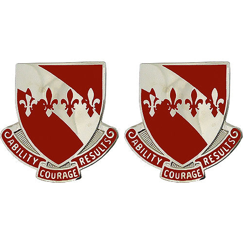 35th Engineer Battalion Unit Crest (Ability Courage Results) Army Unit Crests