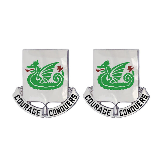 37th Armor Regiment Unit Crest (Courage Conquers) Army Unit Crests