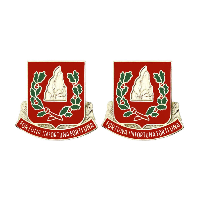37th Engineer Battalion Unit Crest (Fortuna Infortuna Forti Una) Army Unit Crests