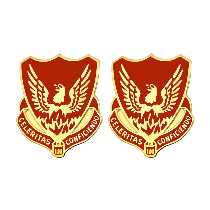 39th Field Artillery Regiment Unit Crest (Celeritas In Conficiendo) Army Unit Crests