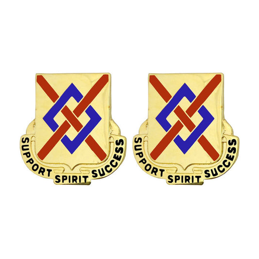 39th Support Battalion Unit Crest (Support Spirit Success) Army Unit Crests