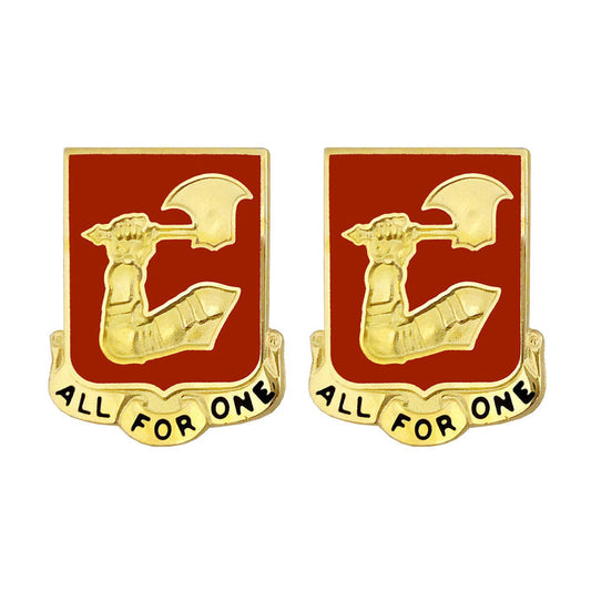 40th Field Artillery Regiment Unit Crest (All For One) Army Unit Crests