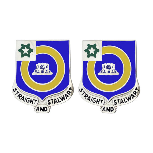41st Infantry Regiment Unit Crest (Straight and Stalwart) Army Unit Crests