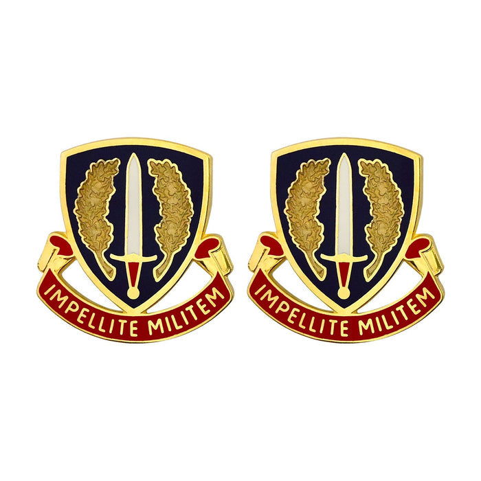 42nd Adjutant General Battalion Unit Crest (Impellite Militem) Army Unit Crests
