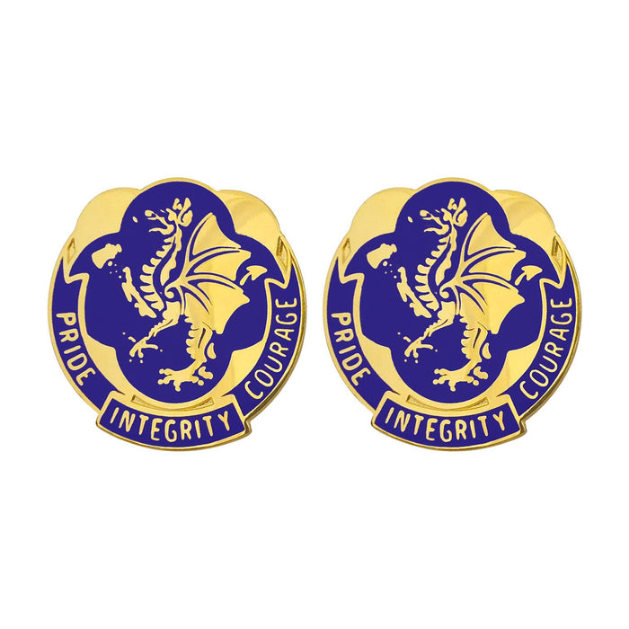 44th Chemical Battalion Unit Crest (Pride Integrity Courage) Army Unit Crests