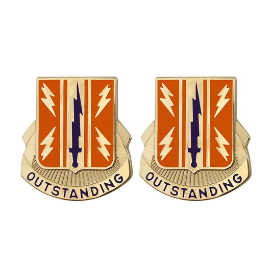 44th Signal Battalion Unit Crest (Outstanding) Army Unit Crests