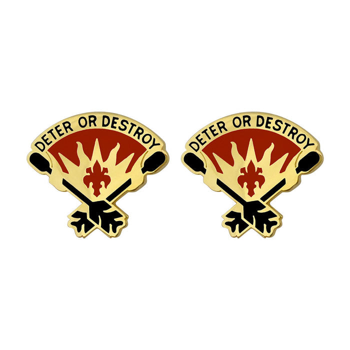 45th ADA (Air Defense Artillery) Brigade Unit Crest (Deter or Destroy) Army Unit Crests