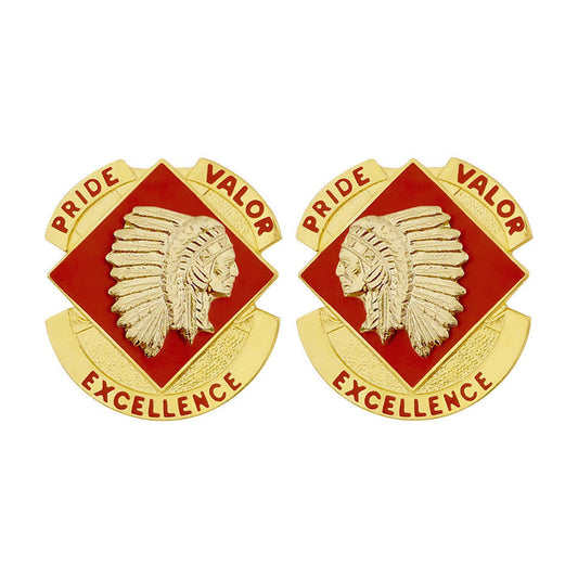 45th Field Artillery Brigade Unit Crest (Pride Valor Excellence) Army Unit Crests
