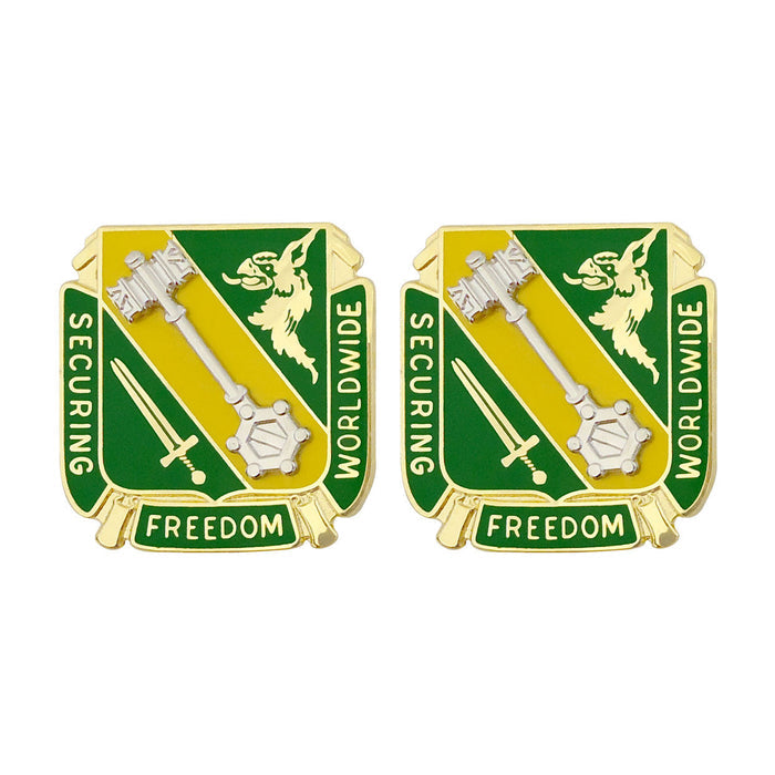 46th Military Police Command Unit Crest (Securing Freedom Worldwide) Army Unit Crests