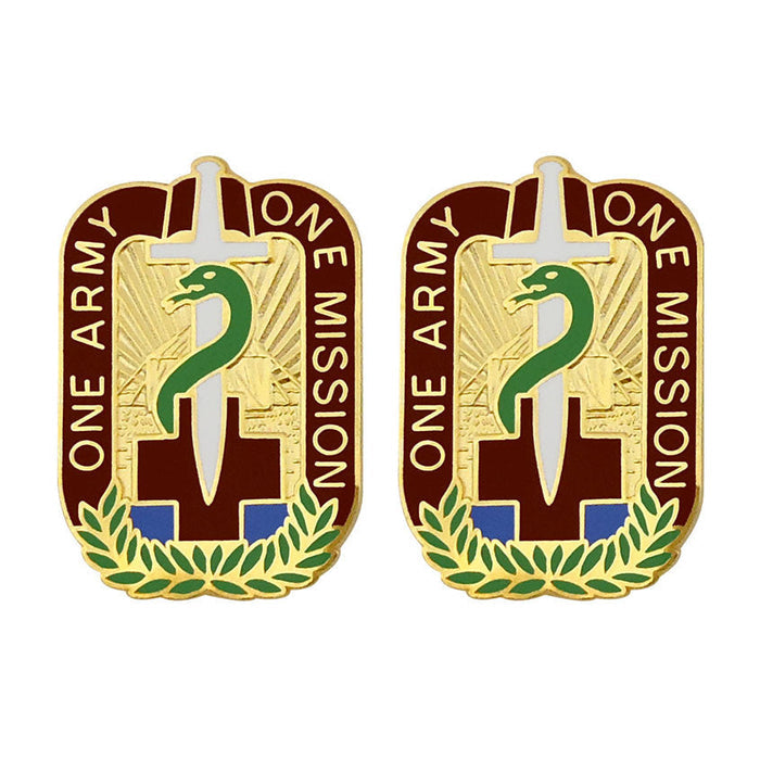 48th Combat Support Hospital Unit Crest (One Army One Mission) Army Unit Crests