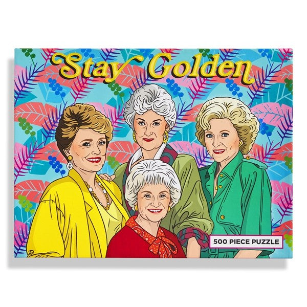 500 Piece "Stay Golden" Golden Girls Puzzle