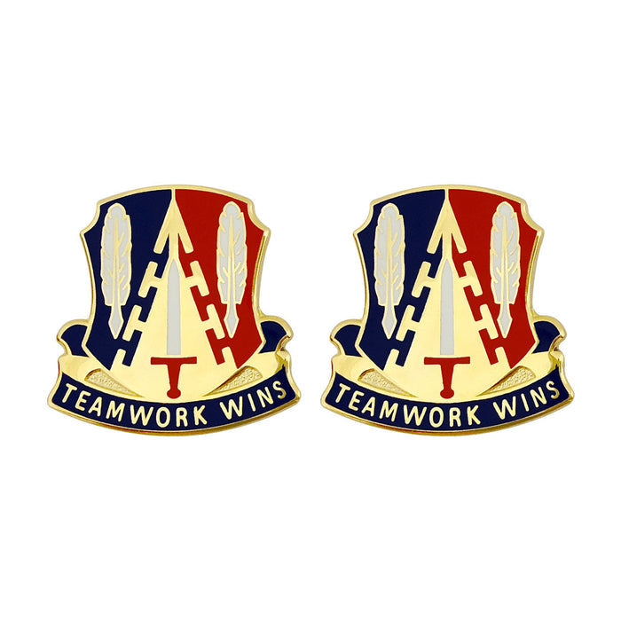 50th Personnel Services Battalion Unit Crest (Teamwork Wins) Army Unit Crests