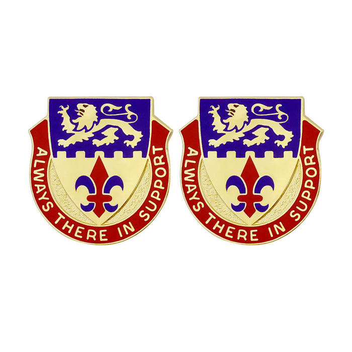 55th Personnel Services Battalion Unit Crest (Always There in Support) Army Unit Crests
