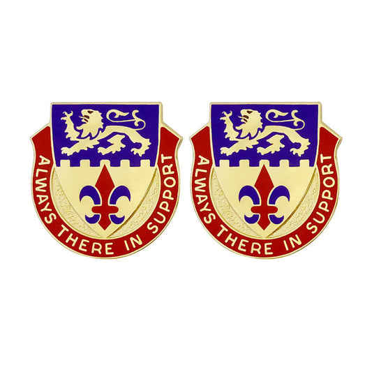 55th Personnel Services Battalion Unit Crest (Always There in Support) Army Unit Crests