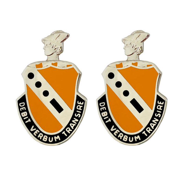 56th Signal Battalion Unit Crest (Debit Verbum Transire) Army Unit Crests