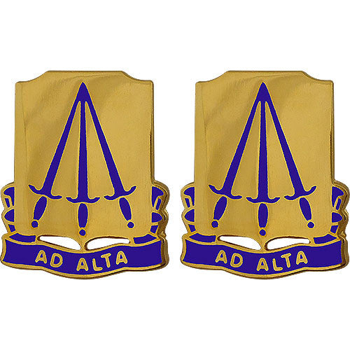 73rd Ordnance Battalion Unit Crest (Ad Alta) Army Unit Crests