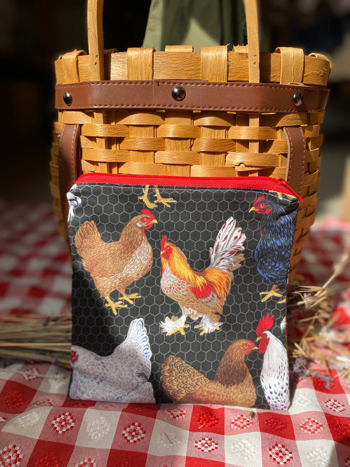 Sandwich Bag / Chicken Wire Black