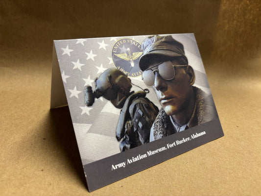 Notecard Army Aviation Museum Statues