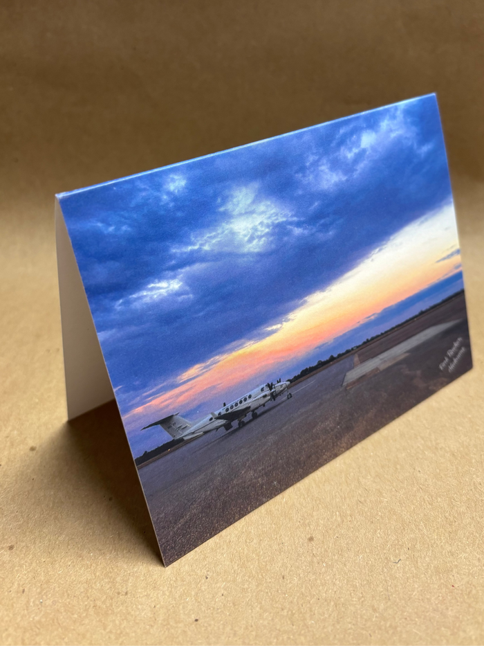 Notecard C12 sunset view