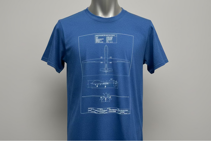Blue Print T-shirts