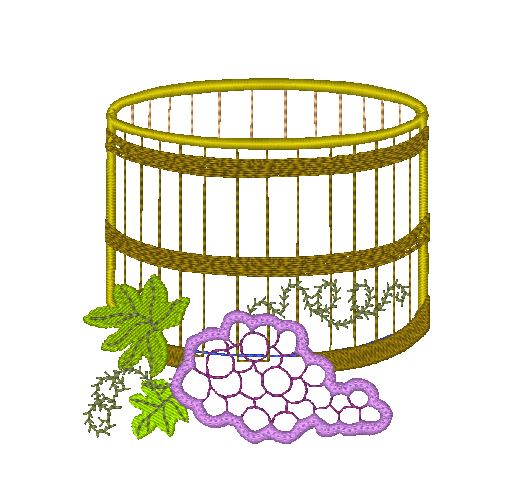 About Wine and Grape  [4x4] # 10531