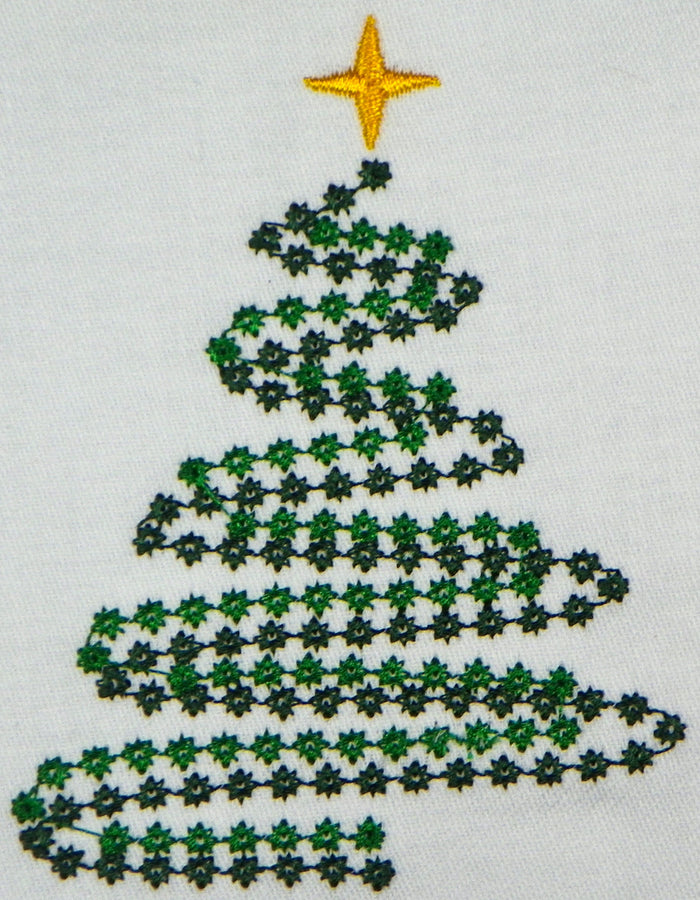 Abstract Christmas Trees  [mixed 4x4 & 5x7] #  10533