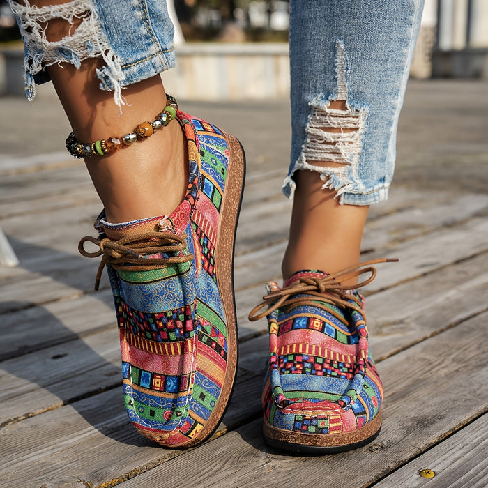 ADELINE – VIVID PATCHWORK COMFORT SNEAKERS
