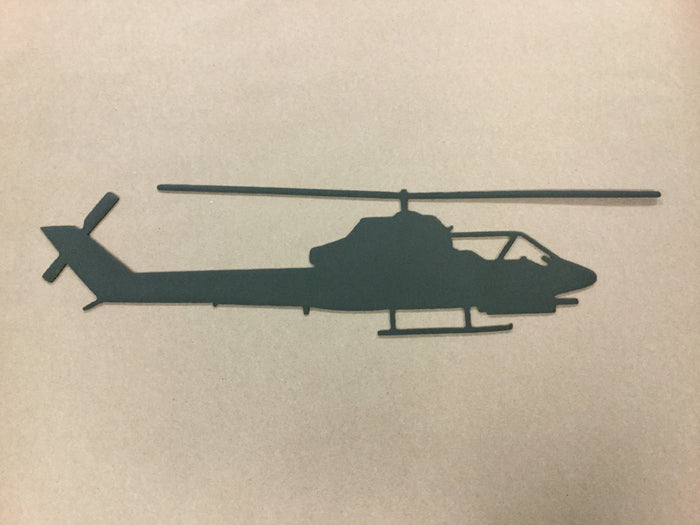 AH-1 Cobra Helicopter Metal Wall Art