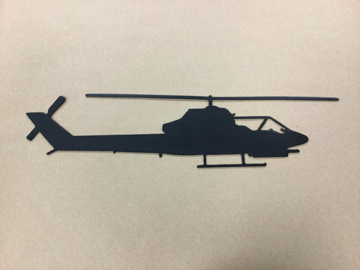 AH-1 Cobra Helicopter Metal Wall Art