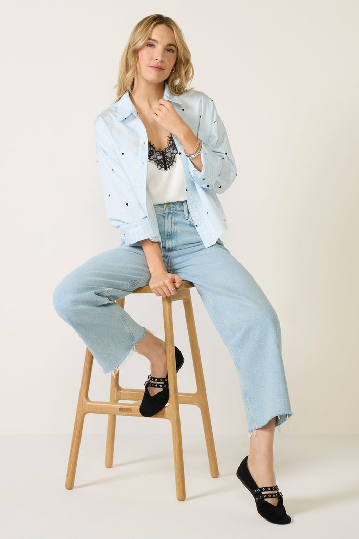 Aiden Crop Shirt