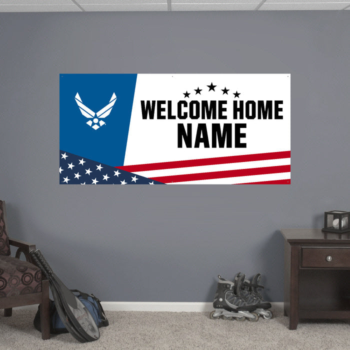 Air Force Welcome Home Custom Sign (White)*