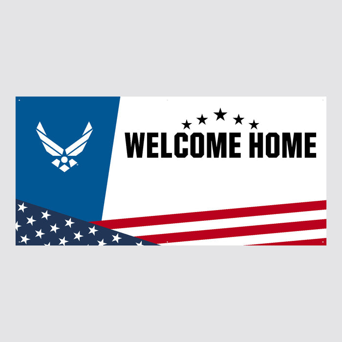 Air Force Welcome Home Custom Sign (White)*